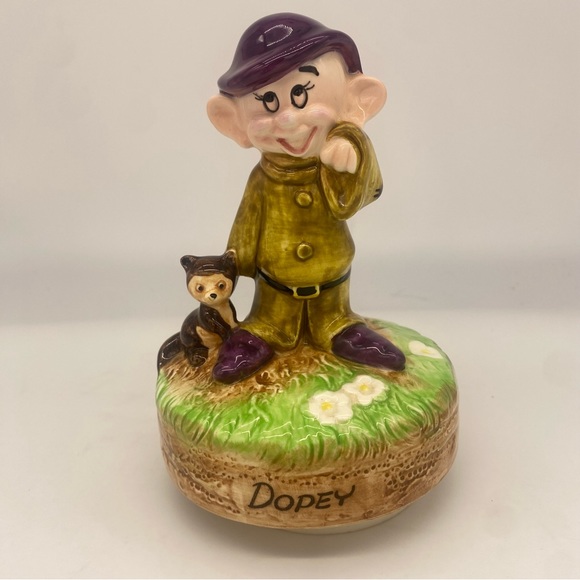 Schmid Other Vintage Dopey Disney Seven Dwarfs Schmid Musical